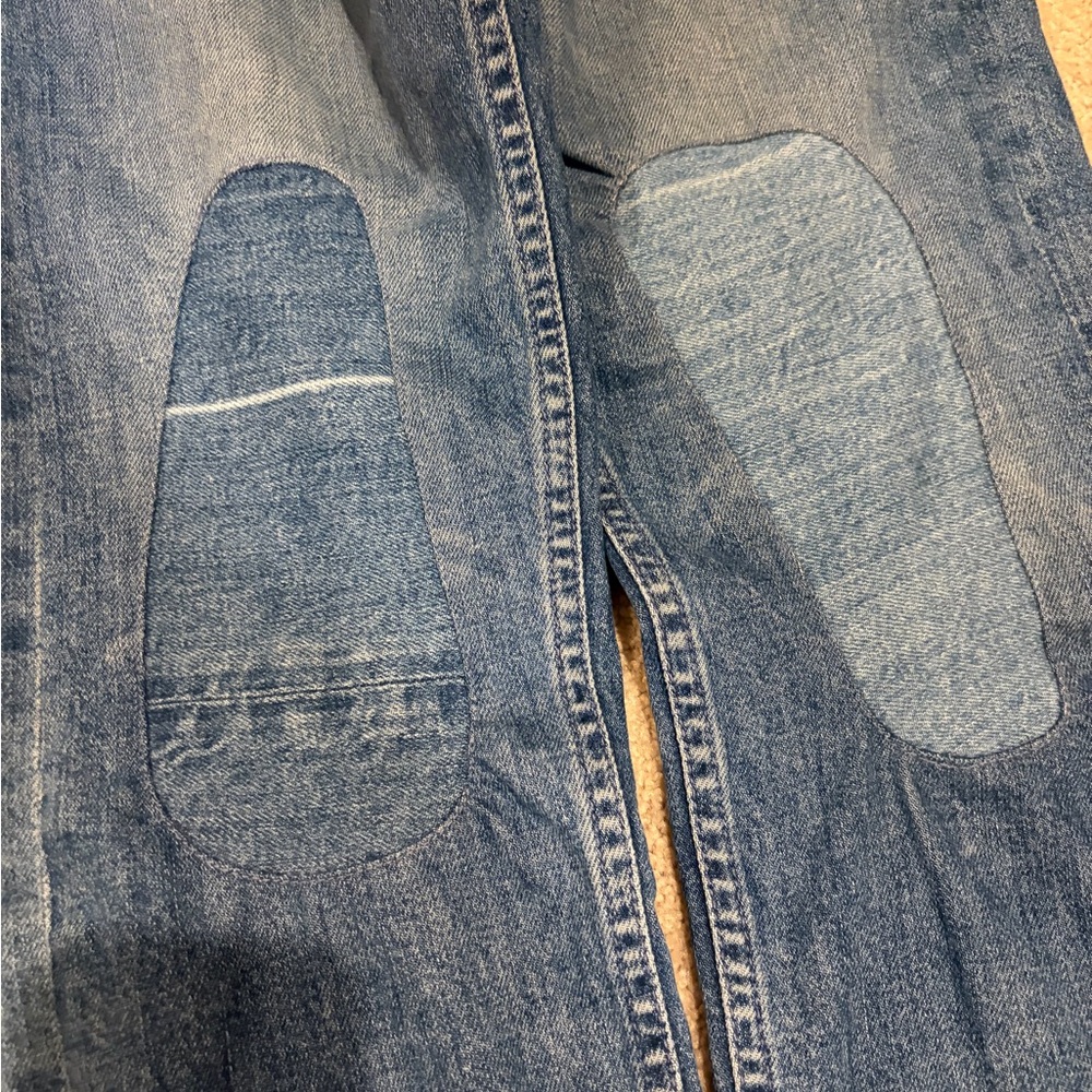 MOTHER SUPERIOR The Tomcat Kneeling in Stones Patches Jean Size 27 ret $285 - Picture 8 of 13